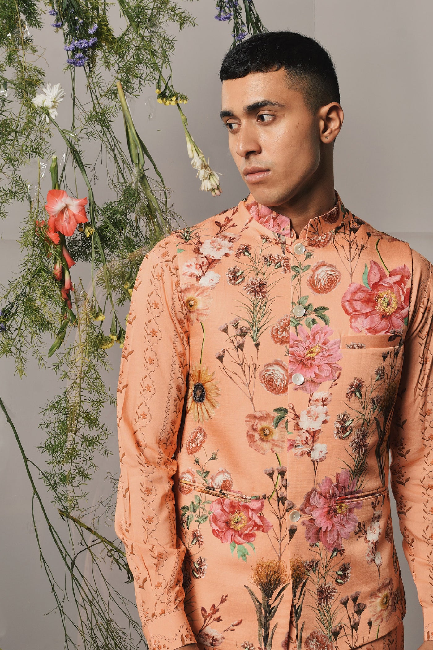 Project Bandi Peach Roma Bandi indian designer wear online shopping melange singapore