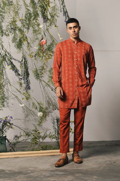 Project Bandi Red Riviera Kp indian designer wear online shopping melange singapore