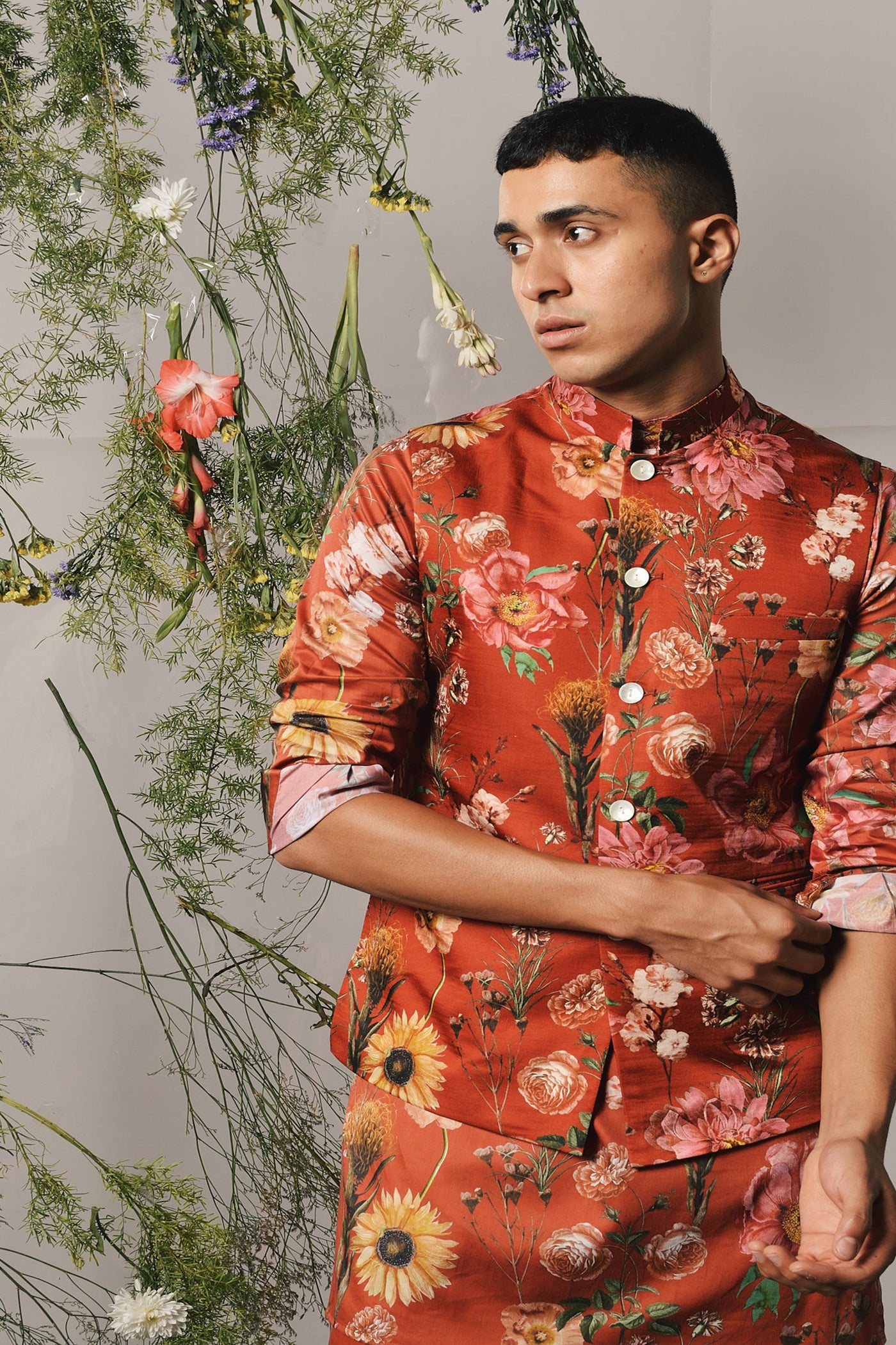 Project Bandi Red Roma Bandi indian designer wear online shopping melange singapore