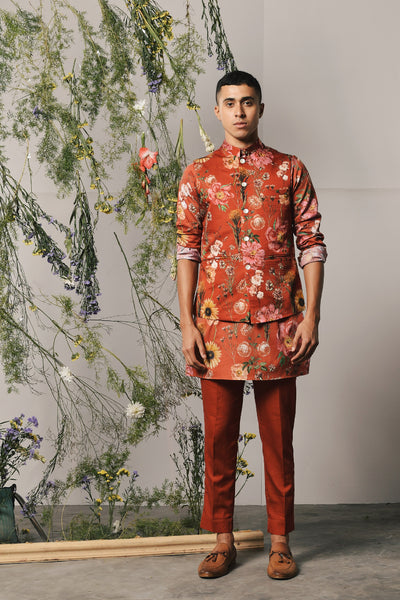 Project Bandi Red Roma Bandi indian designer wear online shopping melange singapore