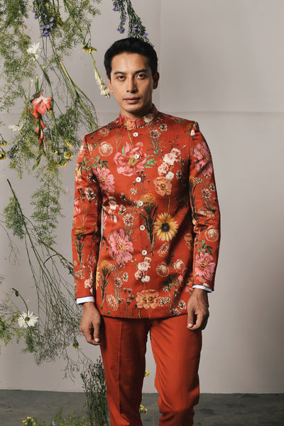 Project Bandi Red Roma Bg indian designer wear online shopping melange singapore