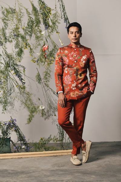 Project Bandi Red Roma Bg indian designer wear online shopping melange singapore