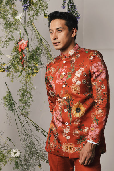Project Bandi Red Roma Bg indian designer wear online shopping melange singapore