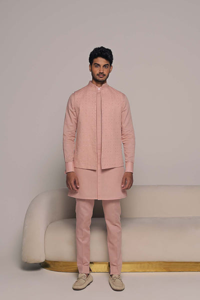 Project Bandi Romeo Embroidered Bandi With matching Kurta Pajama Set indian designer wear online shopping melange singapore 