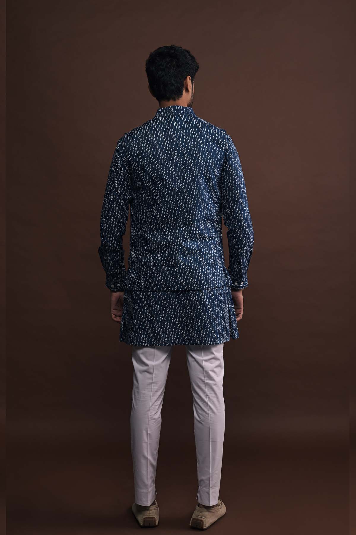 Project Bandi Sailor Bandi With Matching Kurta And White Pajama Set indian designer wear online shopping melange singapore 