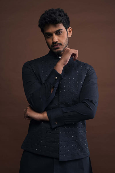 Project Bandi Twilight Embroidered Bandi indian designer wear online shopping melange singapore 

