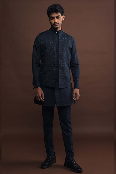 Project Bandi Twilight Embroidered Bandi indian designer wear online shopping melange singapore 
