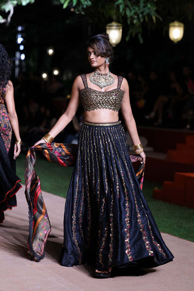 Punit Balana Amer Lehenga Set indian designer wear online shopping melange singapore 