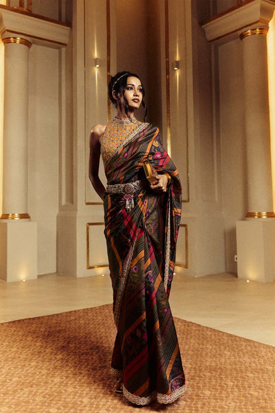 Punit Balana Amer Saree Set indian designer wear online shopping melange singapore 