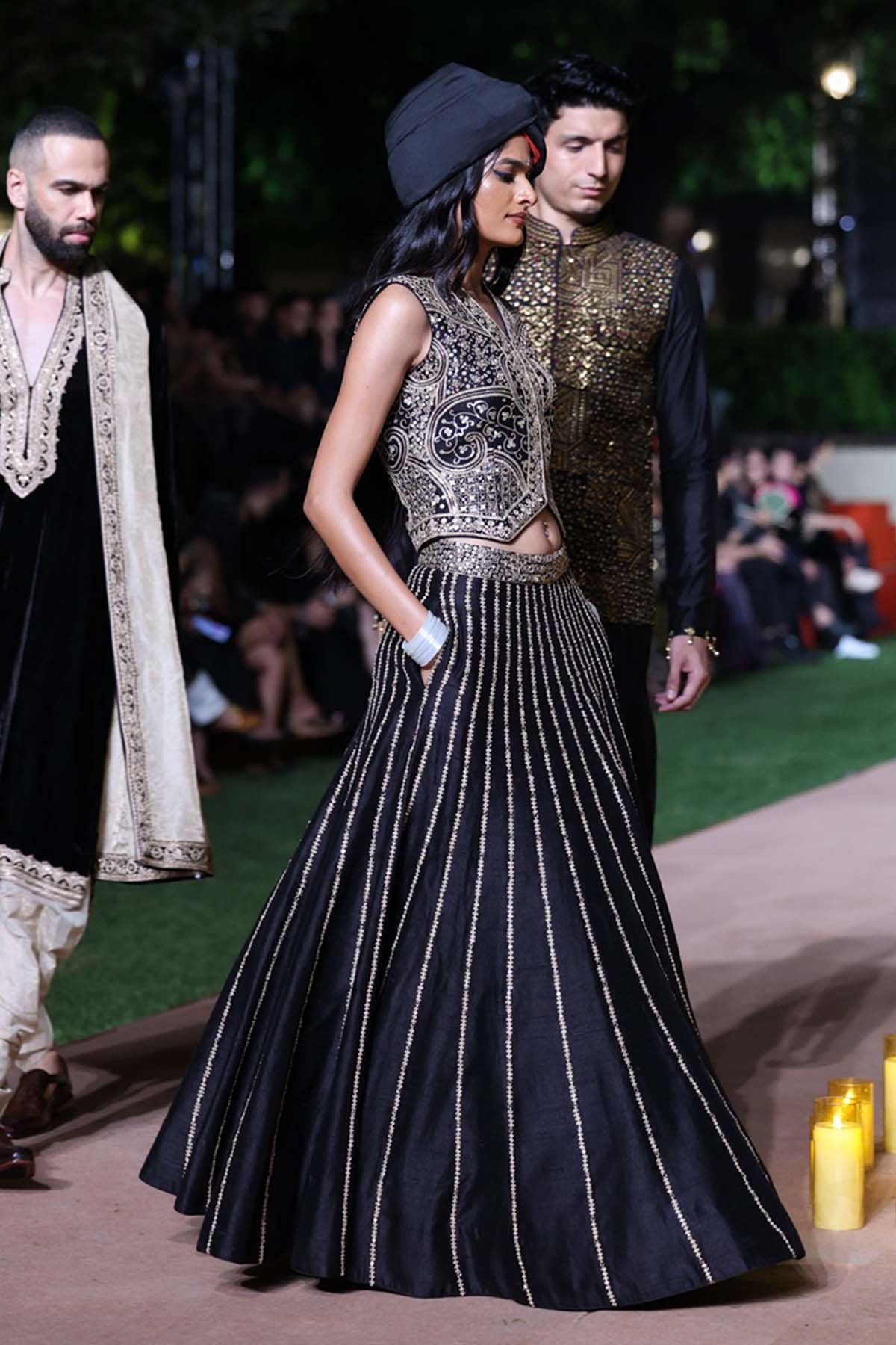 Punit Balana Amer Waiscoat Lehenga Set indian designer wear online shopping melange singapore 