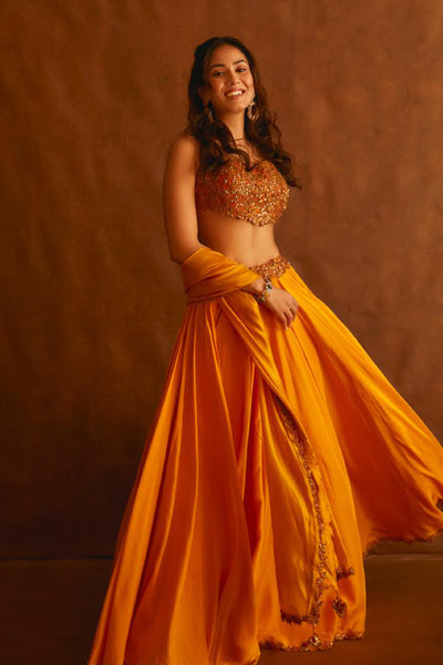 Punit Balana Choli ke Peeche Lehenga indian designer wear online shopping melange singapore