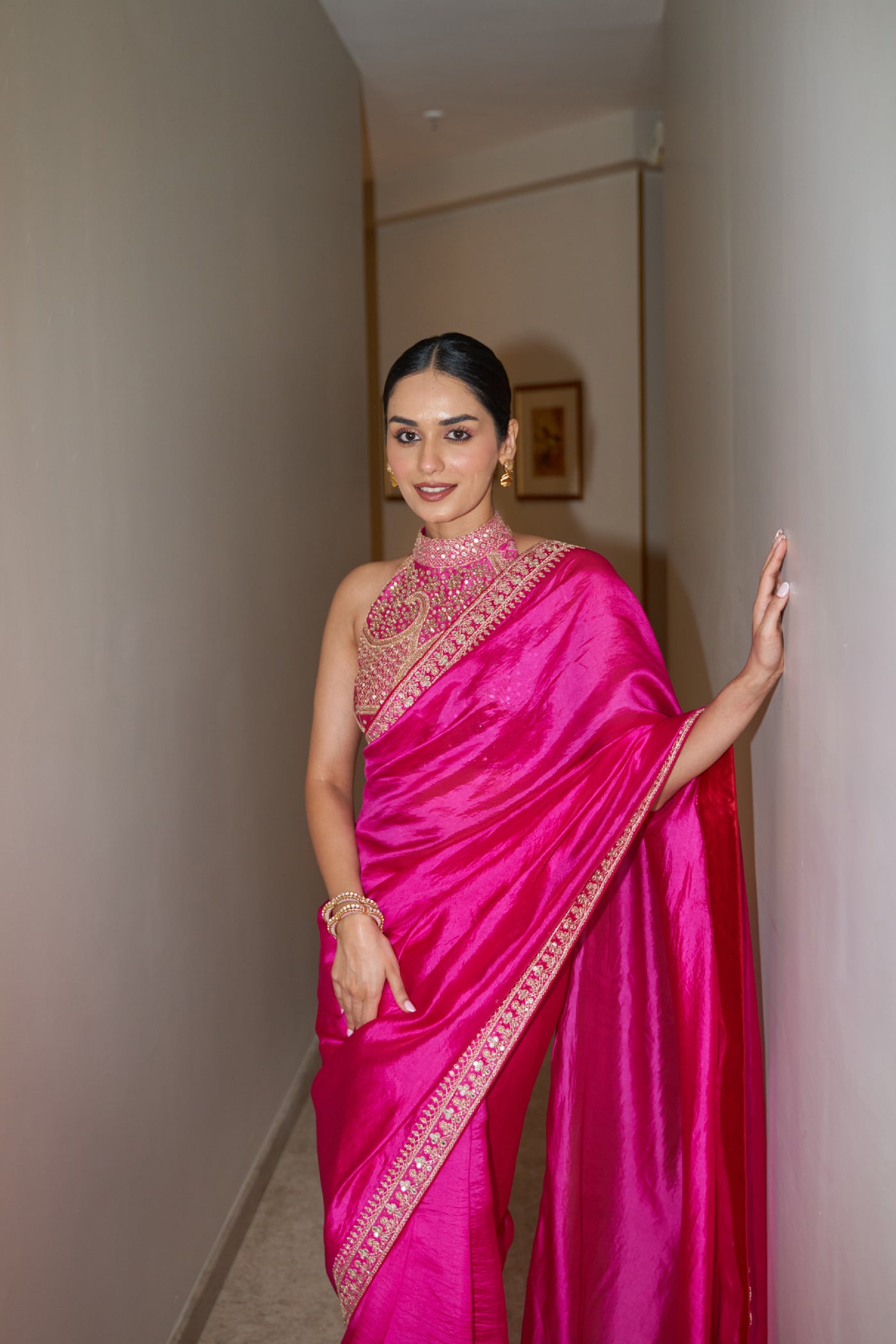 Punit Balana Classic Embroidered Saree Set indian designer wear online shopping melange singapore