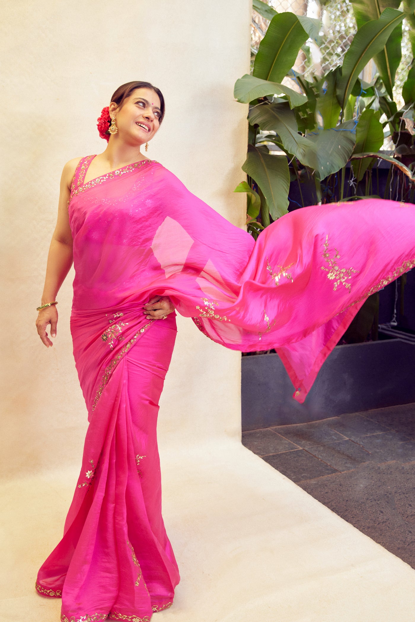 Punit Balana Classic Gulaabi Saree Indian designer wear online shopping melange singapore