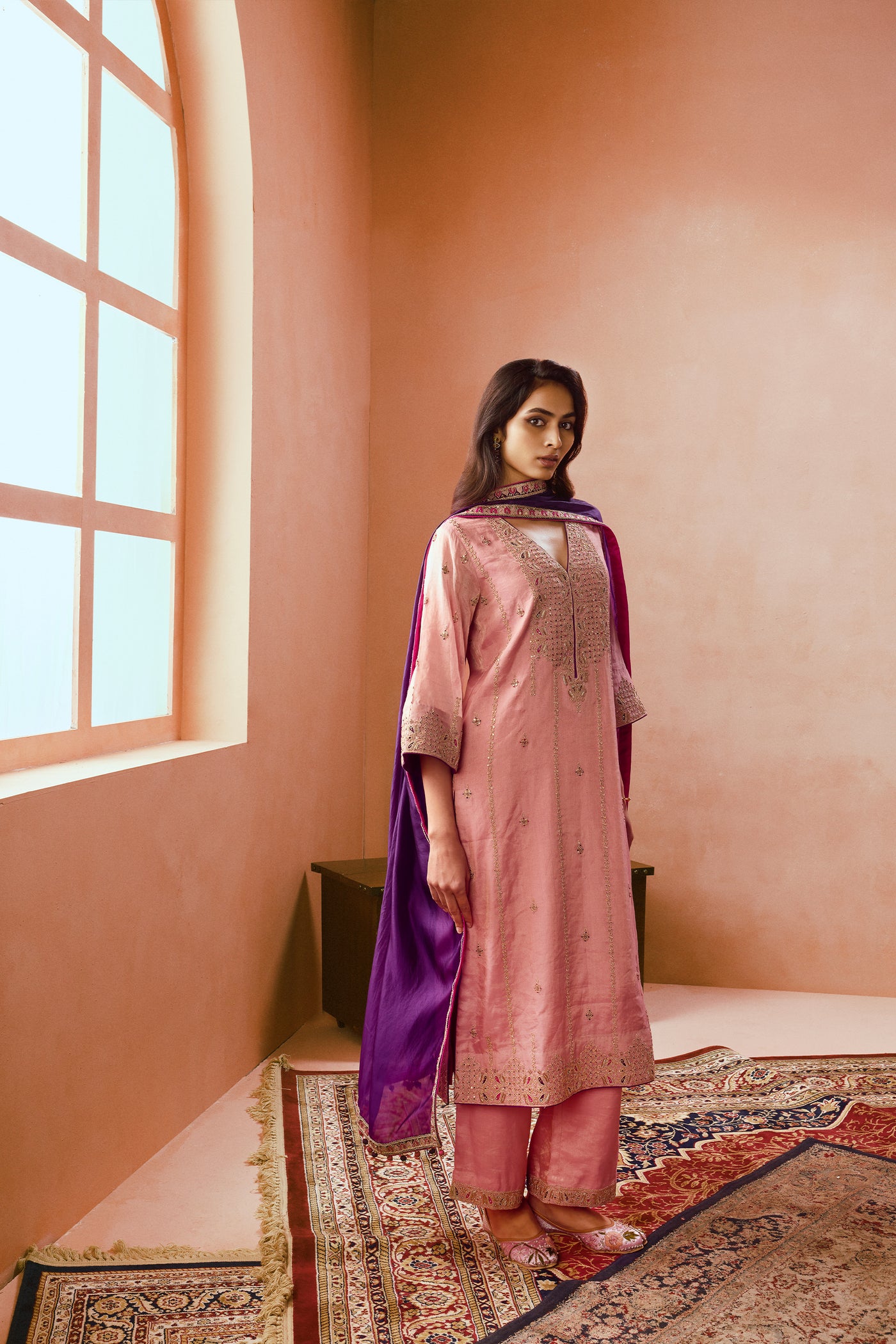 Punit Balana Classic Kurta Set indian designer wear online shopping melange singapore