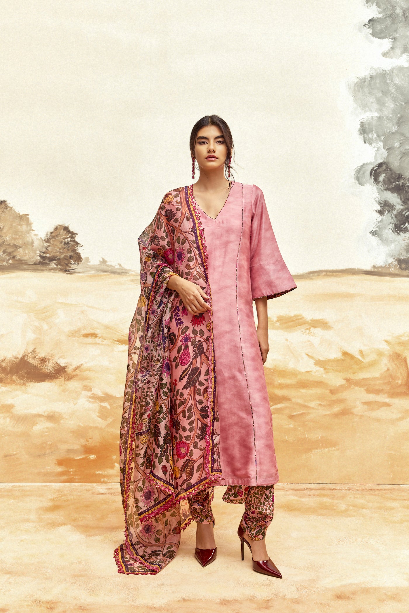 Punit Balana Classic kurta Set indian designer wear online shopping melange singaporei indian designer wear online shopping melange singapore