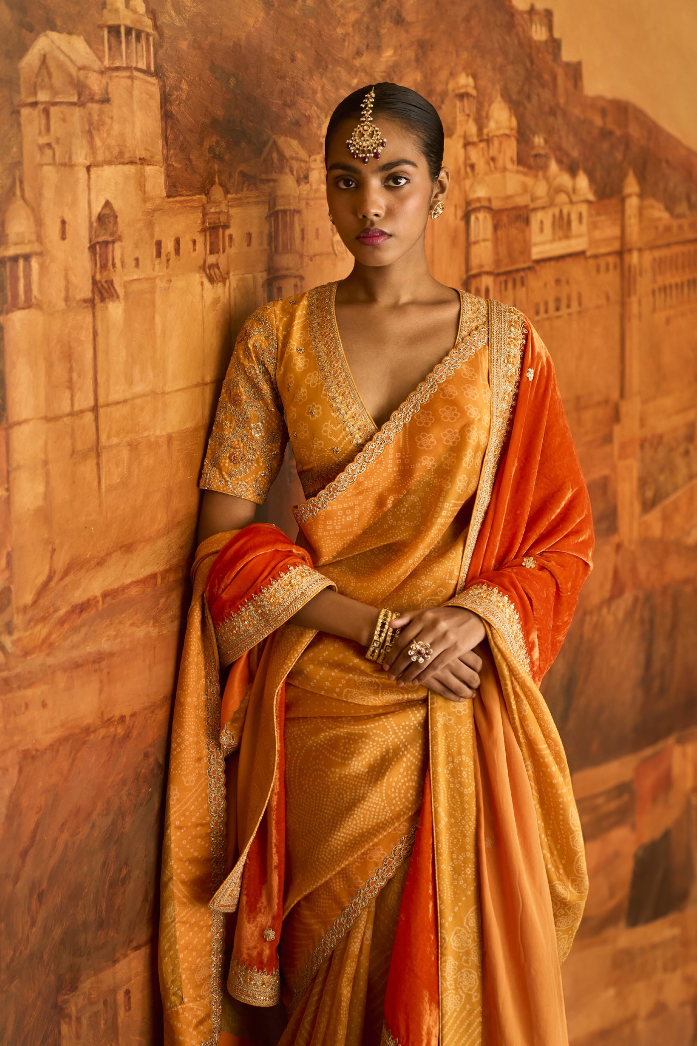 Punit Balana Classic sari Indian designer wear online shopping melange singapore