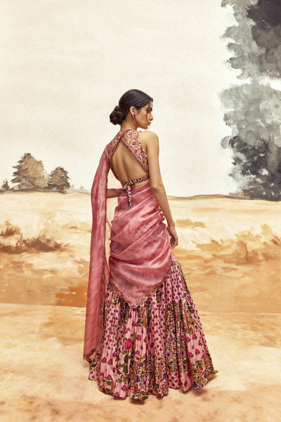Punit Balana Gharara Set indian designer wear online shopping melange singaporei indian designer wear online shopping melange singapore