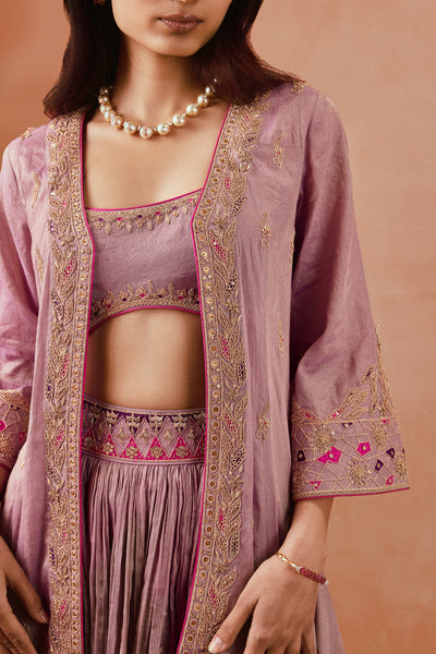 Punit Balana Johari Cape Set indian designer wear online shopping melange singapore