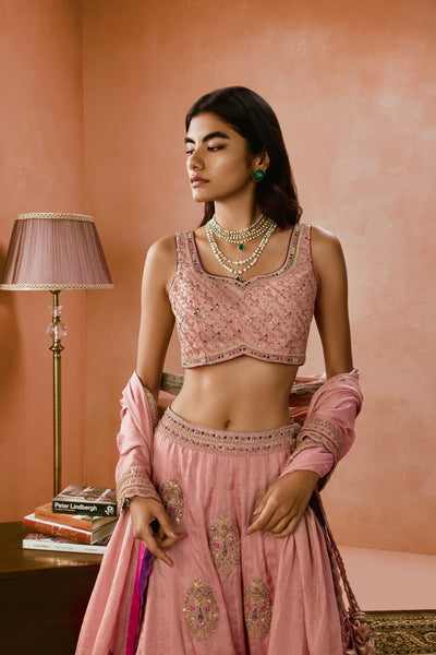 Punit Balana Johari Lehenga Set indian designer wear online shopping melange singapore