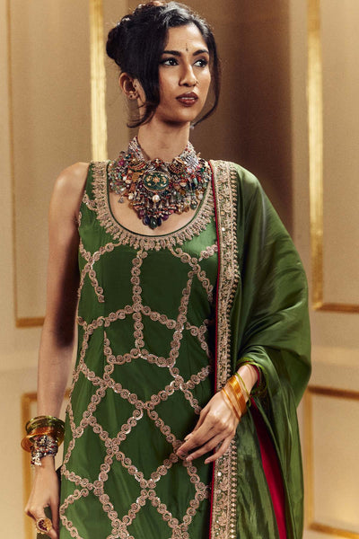 Punit Balana Kaccha Aam Kurta Set indian designer wear online shopping melange singapore 