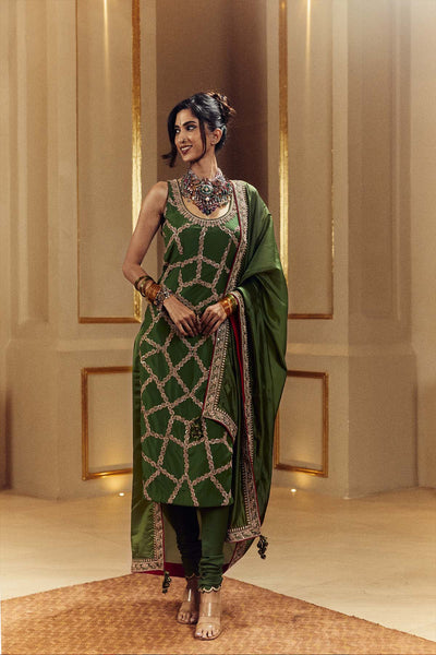 Punit Balana Kaccha Aam Kurta Set indian designer wear online shopping melange singapore 