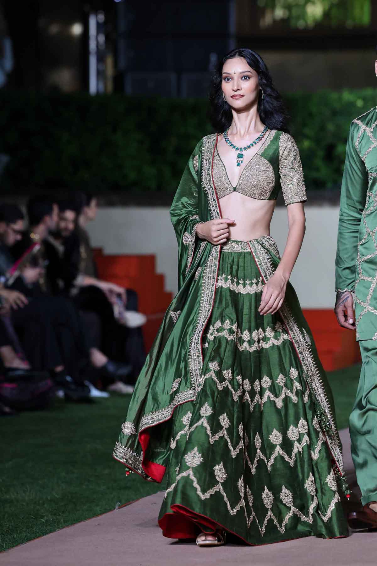 Punit Balana Kaccha Aam Lehenga set indian designer wear online shopping melange singapore 