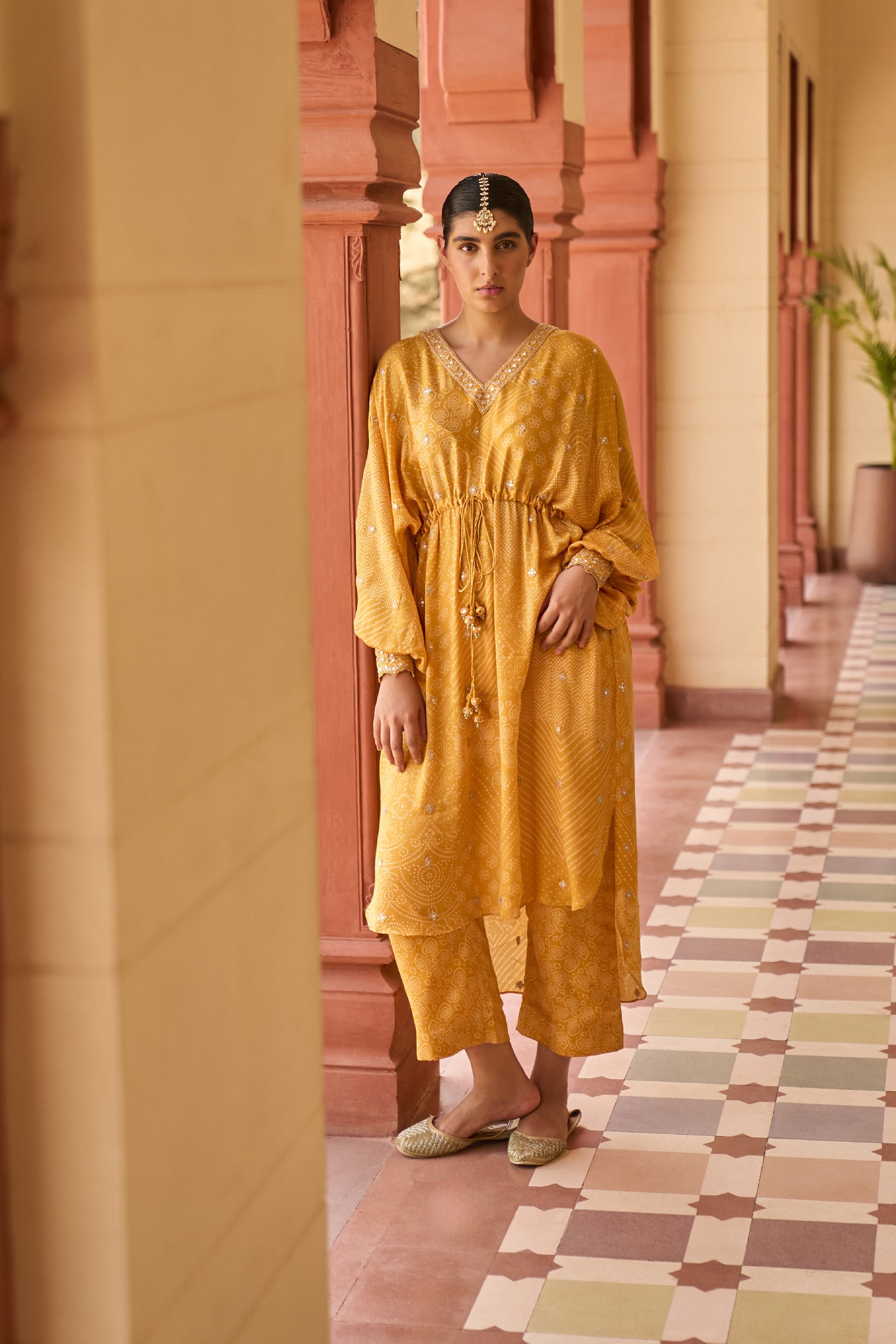 Punit Balana Kaftaan Tunic Set Indian designer wear online shopping melange singapore