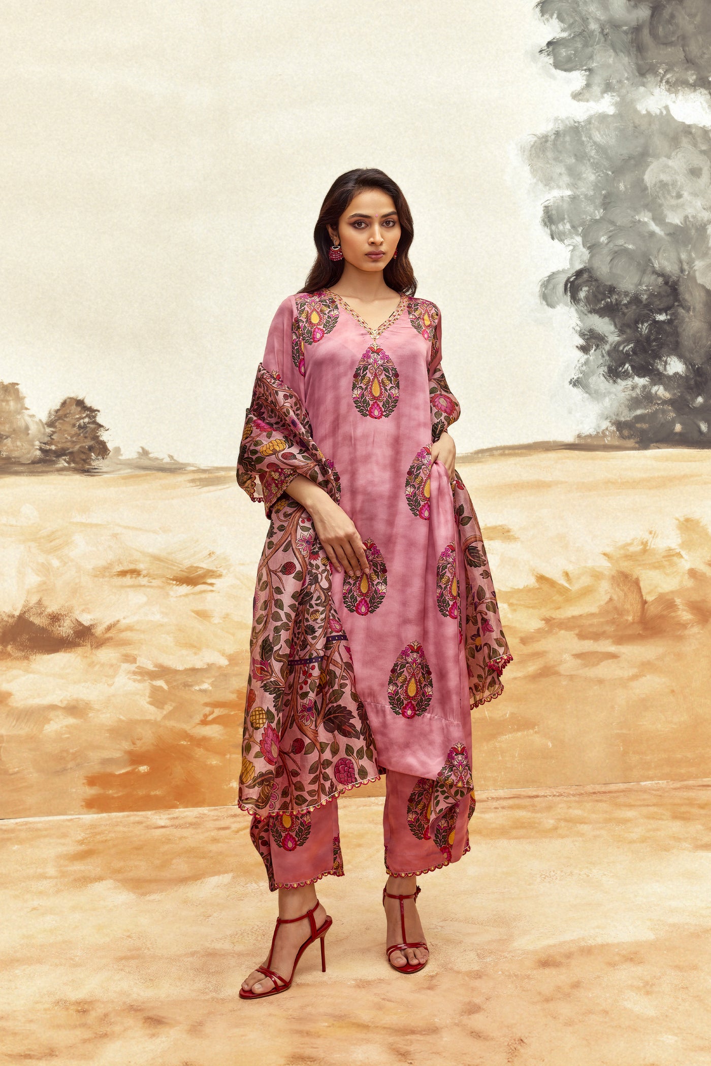 Punit Balana Kaftan Kurta Set indian designer wear online shopping melange singaporei indian designer wear online shopping melange singapore