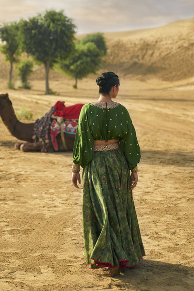 Punit Balana Kumari Skirt Set indian designer wear online shopping melange singapore