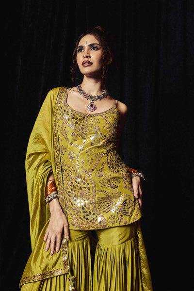 Punit Balana Noor Gharara Set indian designer wear online shopping melange singapore 
