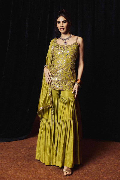Punit Balana Noor Gharara Set indian designer wear online shopping melange singapore 

