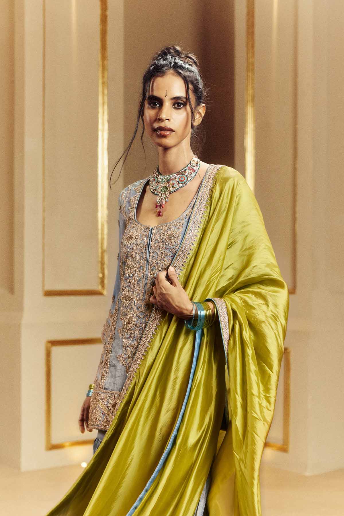 Punit Balana Noor Gharara Set Saleti indian designer wear online shopping melange singapore 