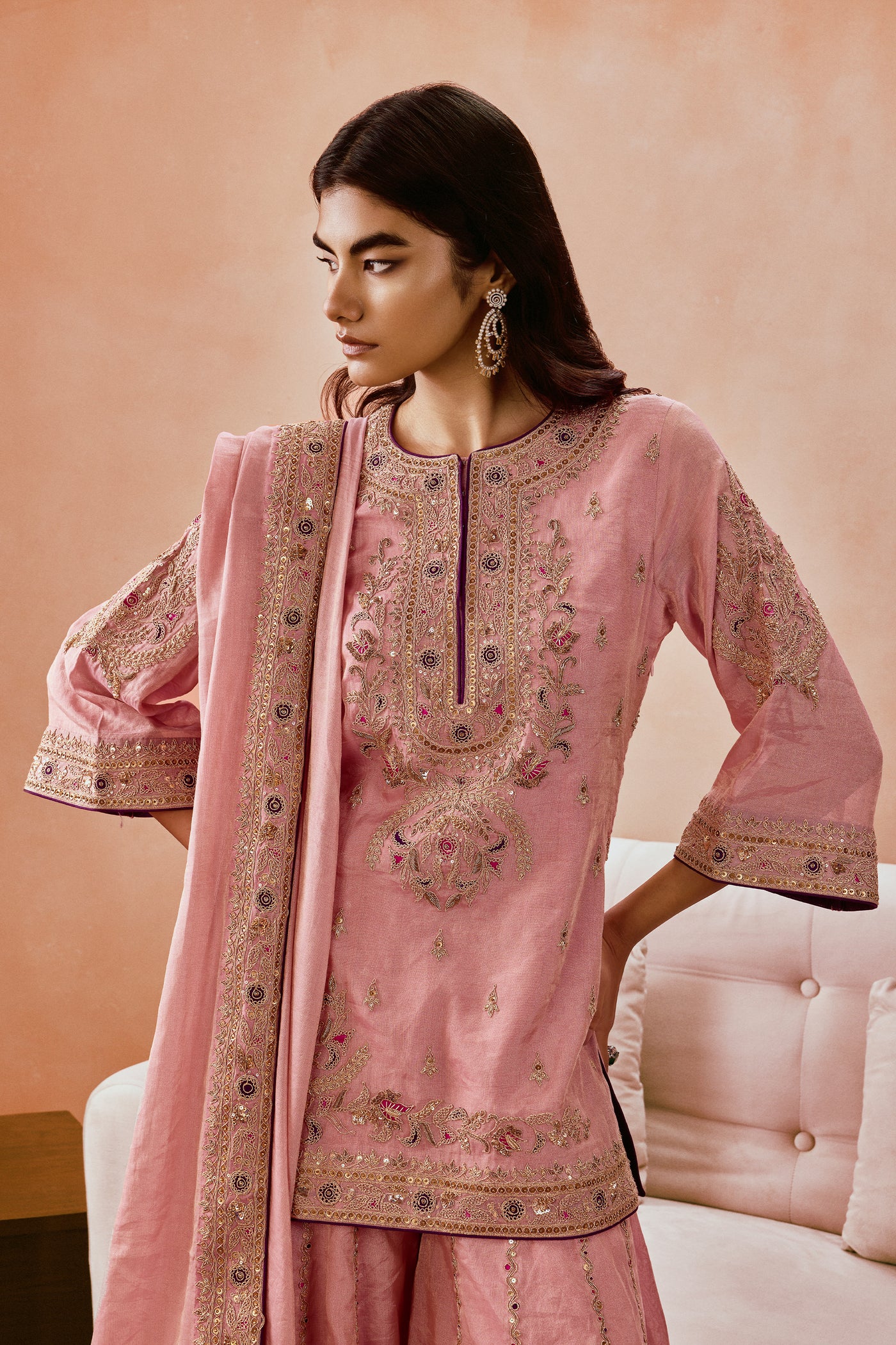 Punit Balana Noorani Kurti Set indian designer wear online shopping melange singapore
