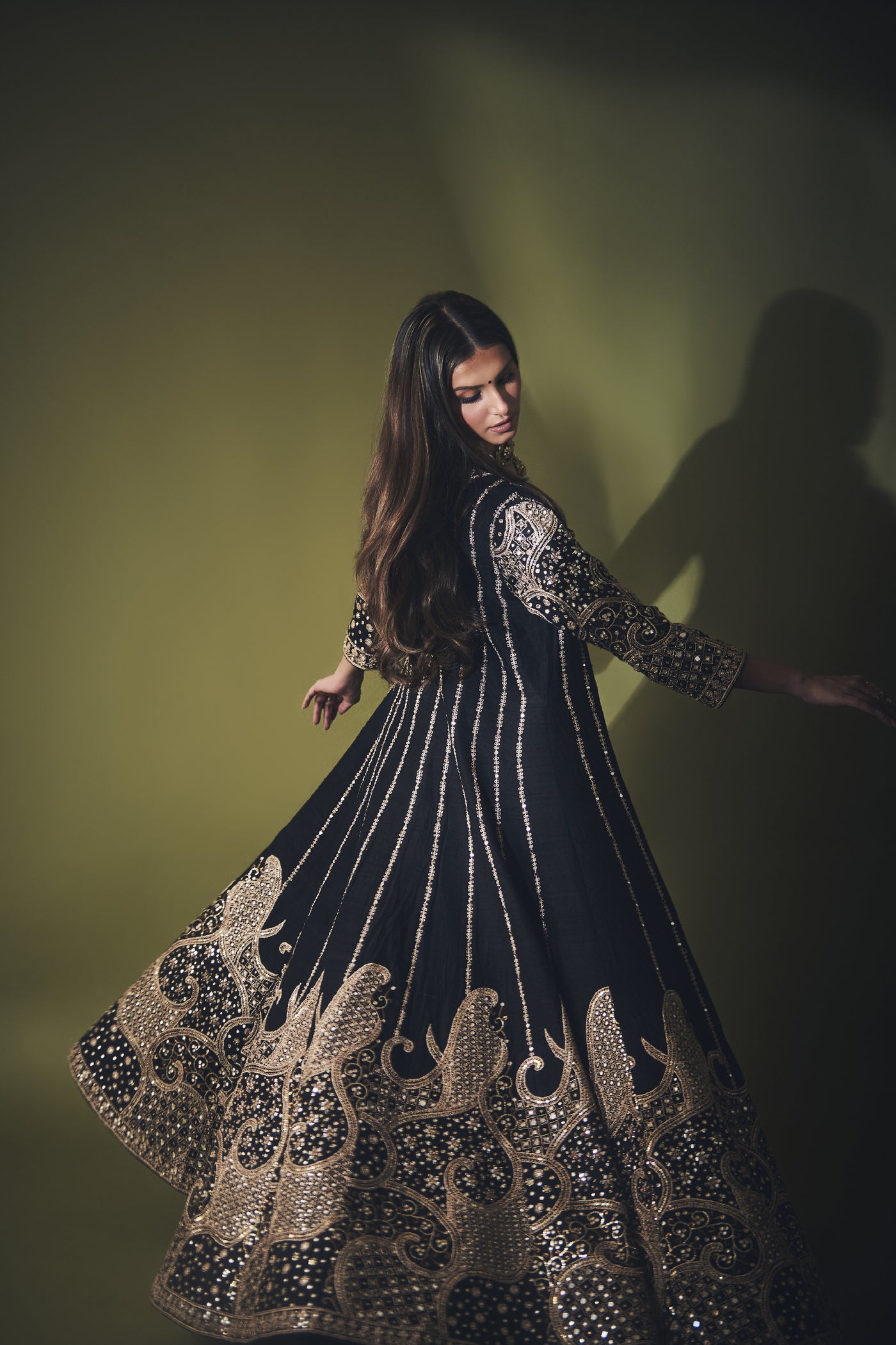 Punit Balana Rani Sa Anarkali Indian designer wear online shopping melange singapore