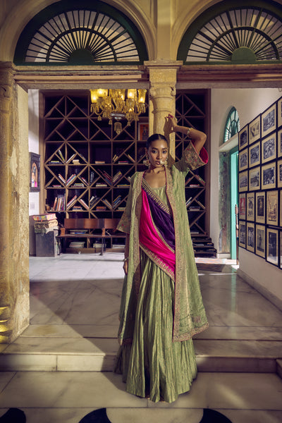Punit Balana Rani Sa Anarkali indian designer wear online shopping melange singapore