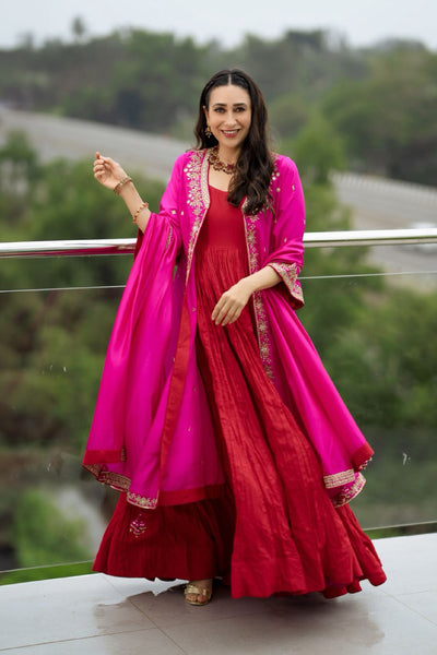 Punit Balana Rani Sa Anarkali indian designer wear online shopping melange singapore