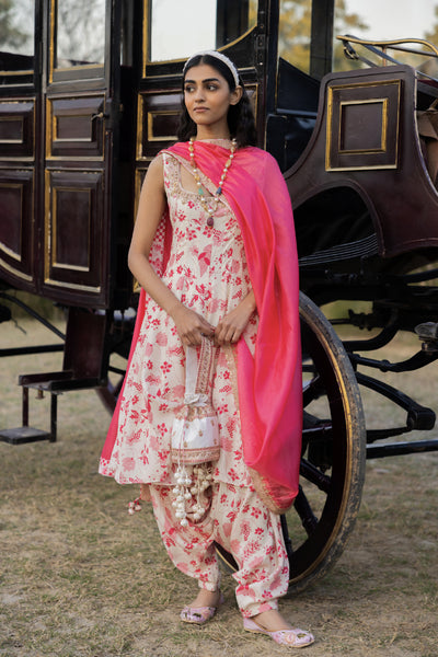 Punit Balana Short Anarkali Set indian designer wear online shopping melange singapore