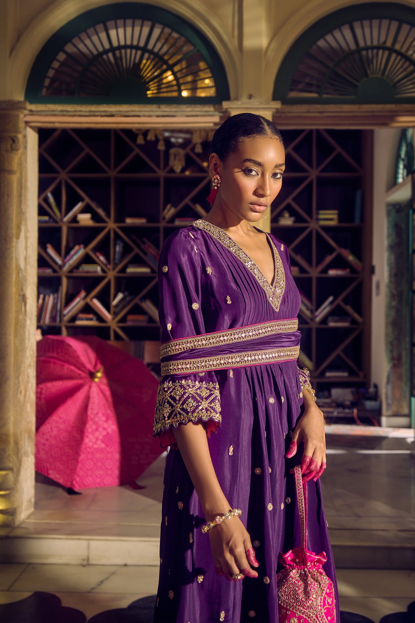 Punit Balana The Alia Choga indian designer wear online shopping melange singapore