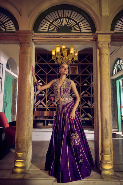 Punit Balana The Amber Skirt Set indian designer wear online shopping melange singapore