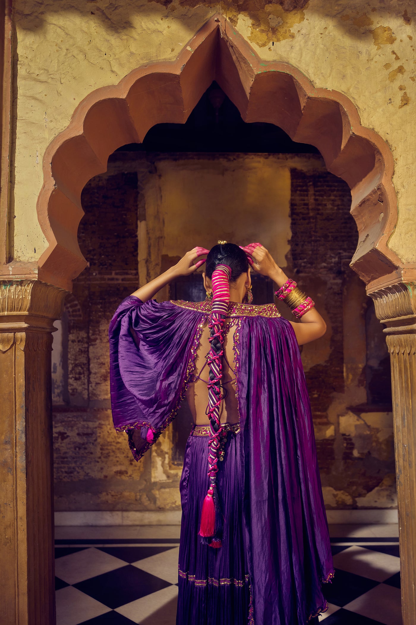 Punit Balana The Ghagri Skirt Set indian designer wear online shopping melange singapore
