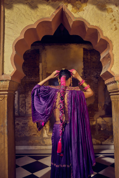 Punit Balana The Ghagri Skirt Set indian designer wear online shopping melange singapore
