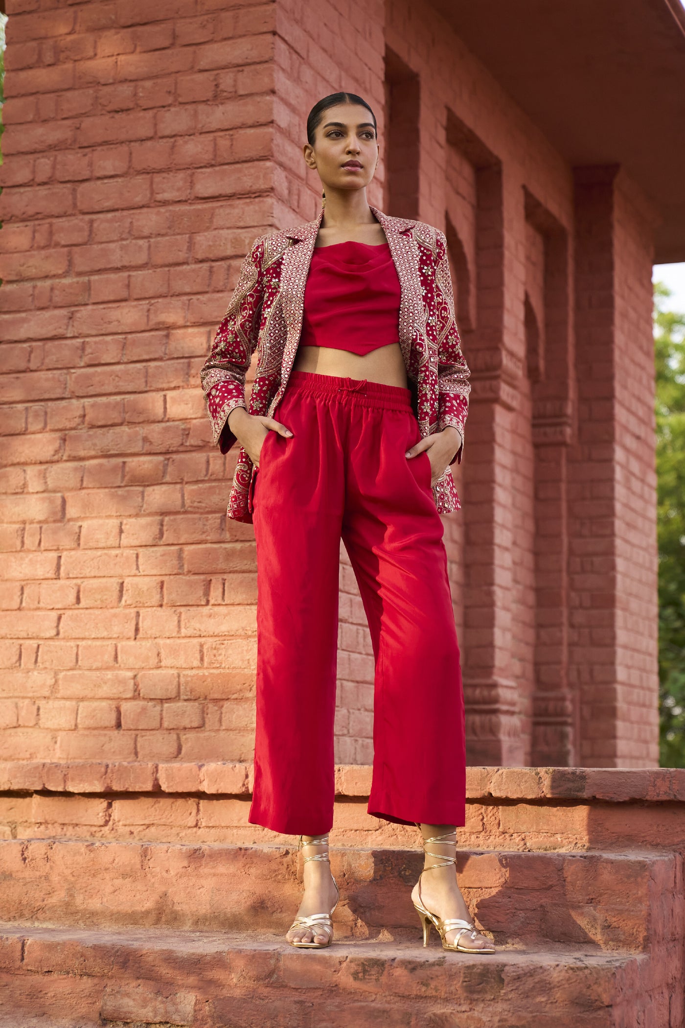 Punit Balana The Jaipur Pant Suit indian designer wear online shopping melange singapore