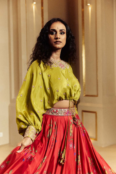 Punit Balana The Kumari Set indian designer wear online shopping melange singapore 