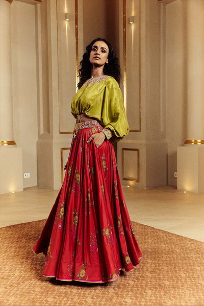 Punit Balana The Kumari Set indian designer wear online shopping melange singapore 