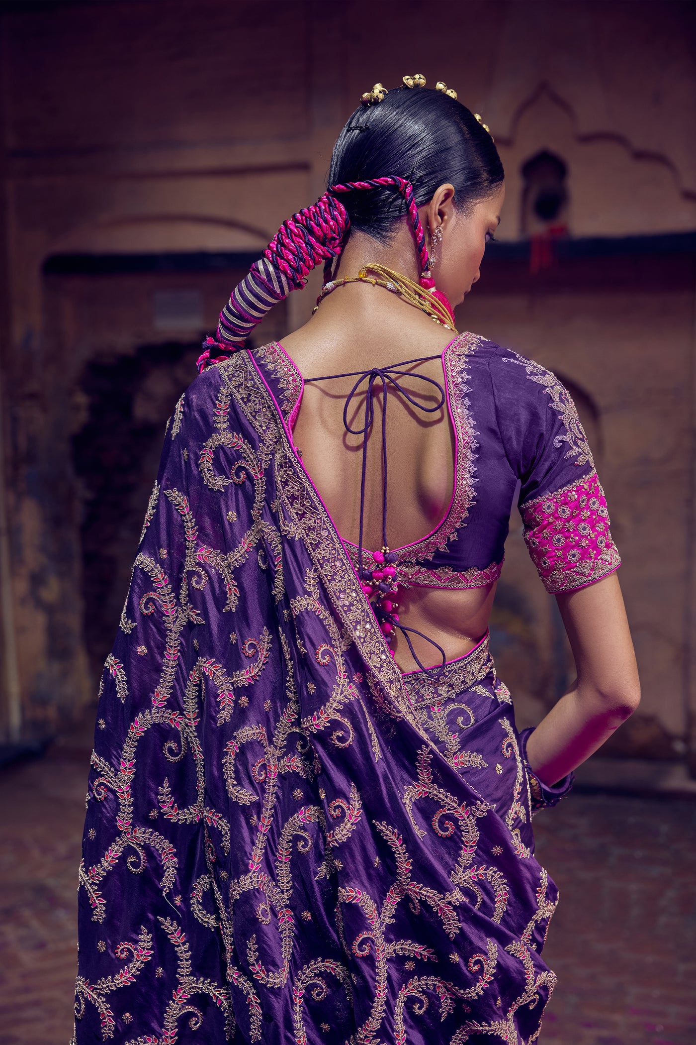 Punit Balana The Mughal Saree Set indian designer wear online shopping melange singapore
