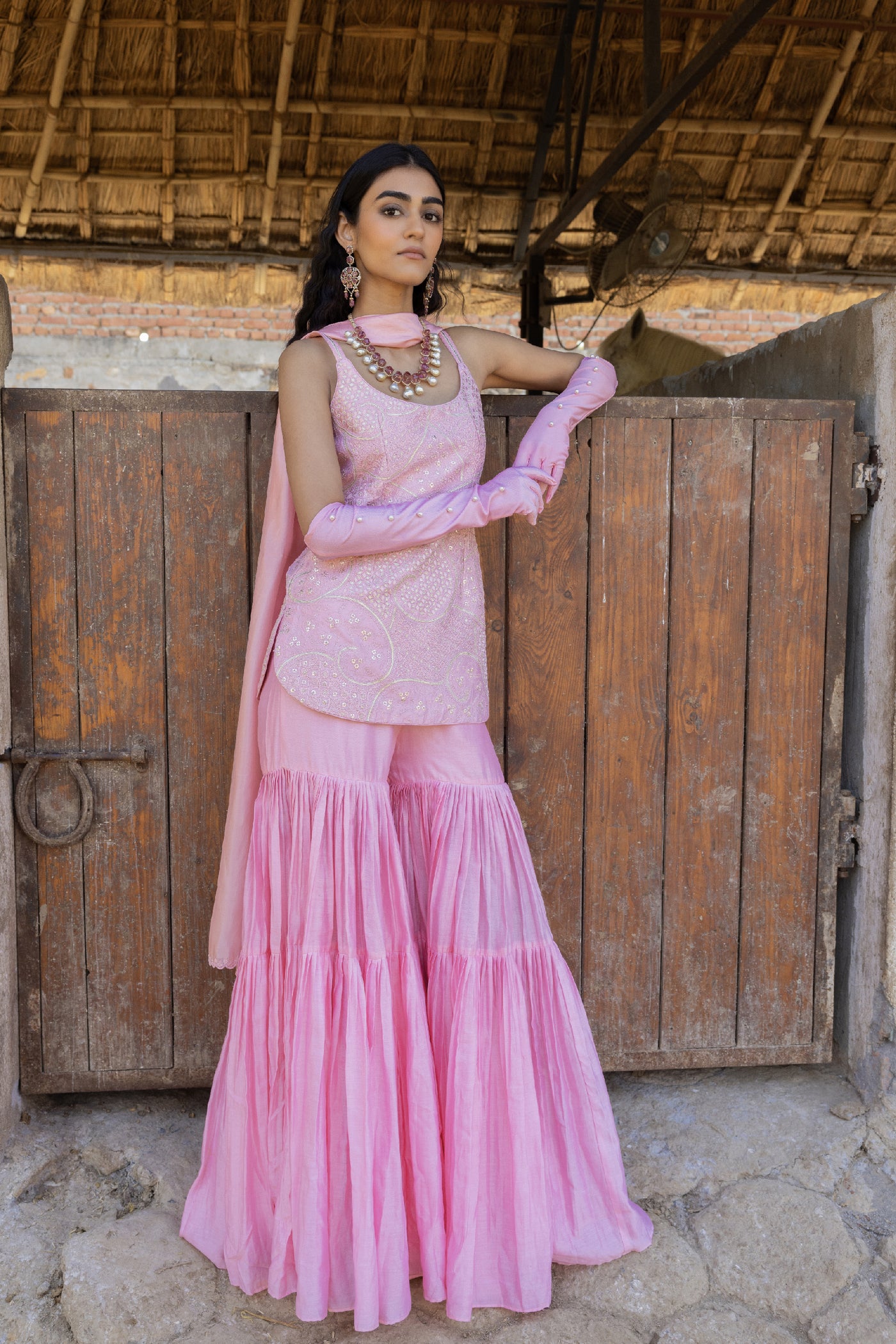 Punit Balana The Noor Set  indian designer wear online shopping melange singapore