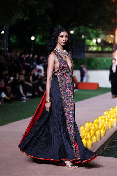 Punit Balana The Slit Jacket Set indian designer wear online shopping melange singapore 
