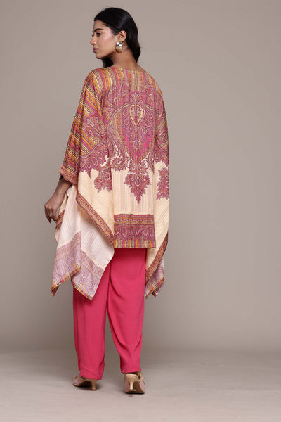 Ritu Kumar Beige Adrika Kurti indian designer wear online shopping melange singapore 