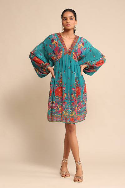 Ritu Kumar Floral Print Dress indian designer wear online shopping melange singapore