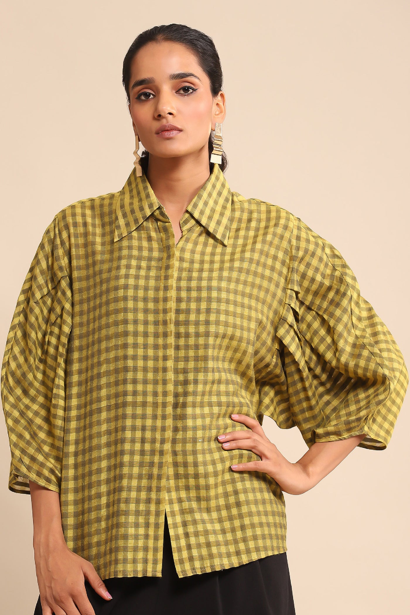 Yellow Checkered Shirt
